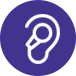 free hearing test icon and ear wax removal
